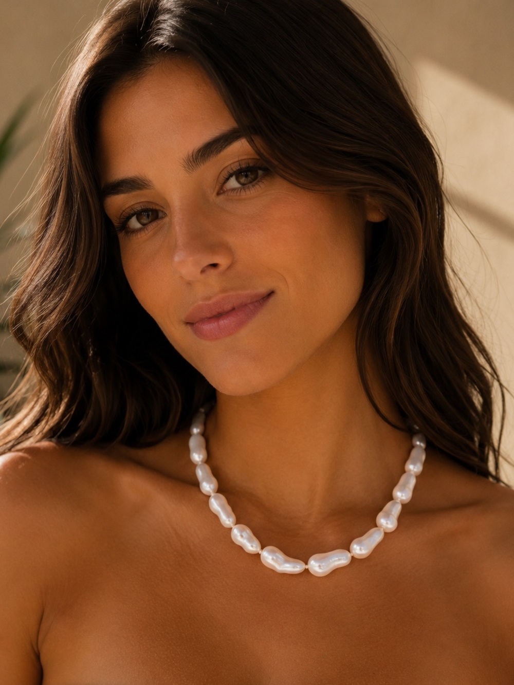 Bold Pearl Necklace - natural pearls! Timeless Elegance
